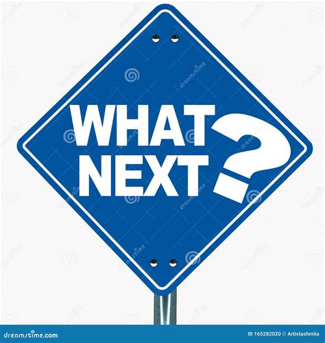 What Now Next Or What Today And Tomorrow Stock Illustration