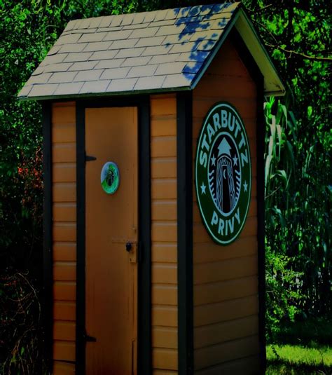 Starbuttz Privy Elks Falls Ks Out Houses Patio Outhouse