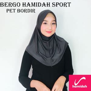 Jual BERGO HAMIDAH SPORT ORI HIJAB OLAH RAGA BERGO SPORT ARMY