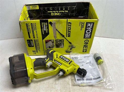 Ryobi One V Ez Clean Psi Gpm Cordless Battery Cold Water