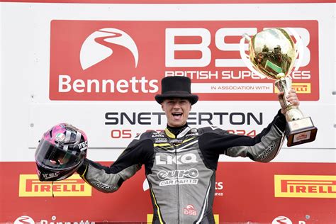 British Superbike Race One Results From Rainy Snetterton Roadracing