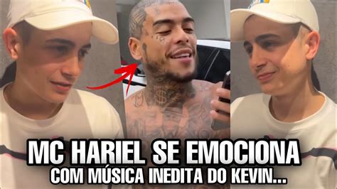 MC HARIEL se emociona MC KEVIN em música INÉDITA no ESTÚDIO YouTube