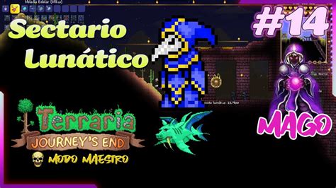 Terraria MODO MAESTRO MAGO 14 Jefes Sectario Lunático