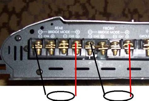 How To Bridge A 4 Channel Amplifier