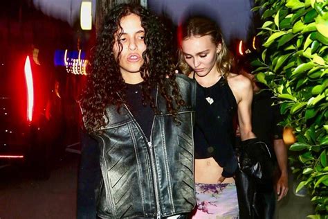 Lily-Rose Depp Steps Out for L.A. Date Night with Girlfriend 070 Shake ...