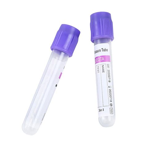 Purple Top EDTA Blood Collection Tubes For Lab Blood Collection From