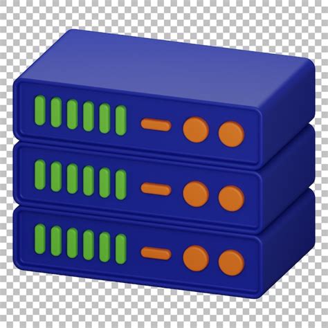 Premium Psd D Isolated Render Of Server Icon Psd