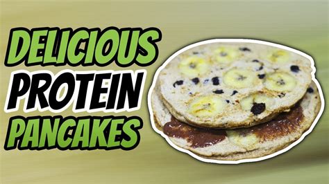 Banana Raisin Muscle Building Protein Pancakes Recipe [with Protein