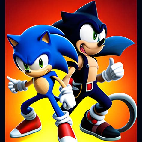 Sonic Y Shadow The Hedgehog En Los Vengadores Crossover Arthub Ai