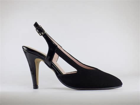 Talla Pi Negro Elda Shoes Zapato De Tac N De Ante Y