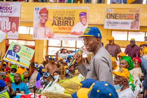 Lagos East Bye Election Apcs Tokunbo Abiru Campaigns In Ikorodu