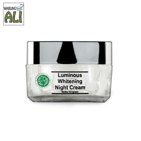 Night Cream Krim Malam Luminous Ms Glow Paket Lumi Ms Glow Lumi