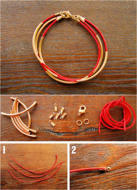 15 Easy To Make Diy Leather Bracelet Ideas • Its Overflowing