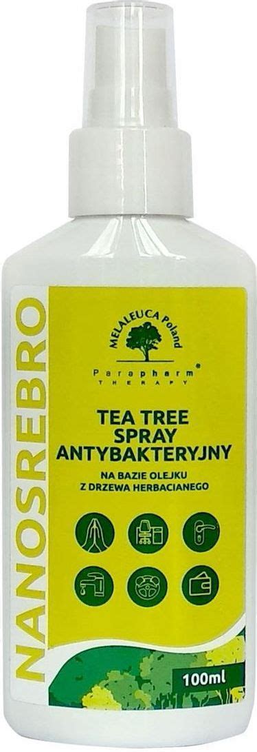 Melaleuca Spray Antybakteryjny Tea Tree Do Rąk I Powierzchni Olejek Z