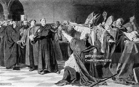 Martin Luther At The Diet Of Worms In 1521 High Res Vector Graphic Getty Images