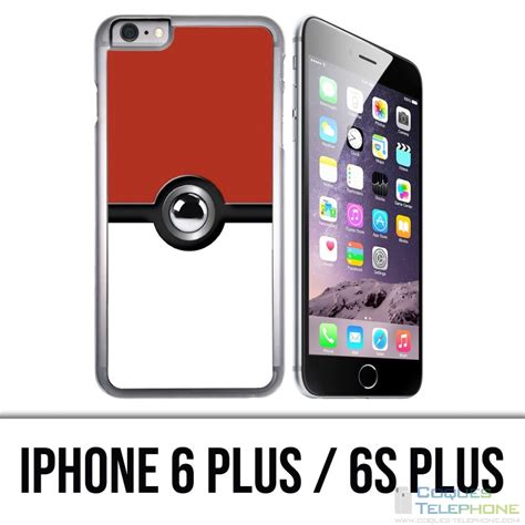 Coque pour iPhone 6 Plus 6S Plus Pokémon Pokeball