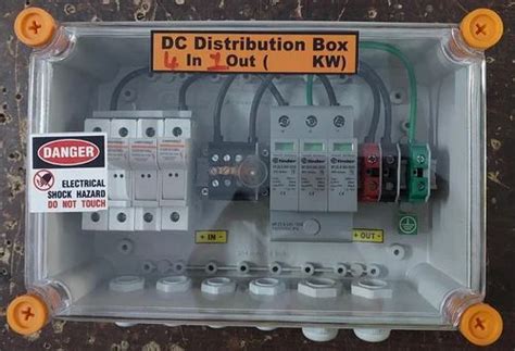 Rectangle Solar Array Junction 4 In 1 Out Dc Distribution Box At ₹ 3500 In Ahmedabad