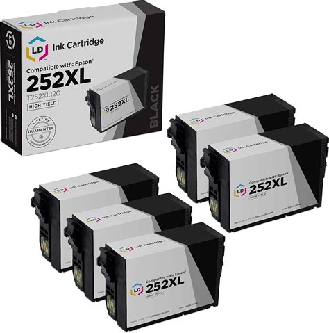 Ld Remanufactured Ink Cartridge Replacement For Epson 252xl T252xl120 High Yield