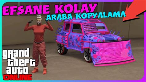 GTA Online YENİ TAKTİK EFSANE KOLAY TEK KİŞİLİK ARABA KOPYALAMA