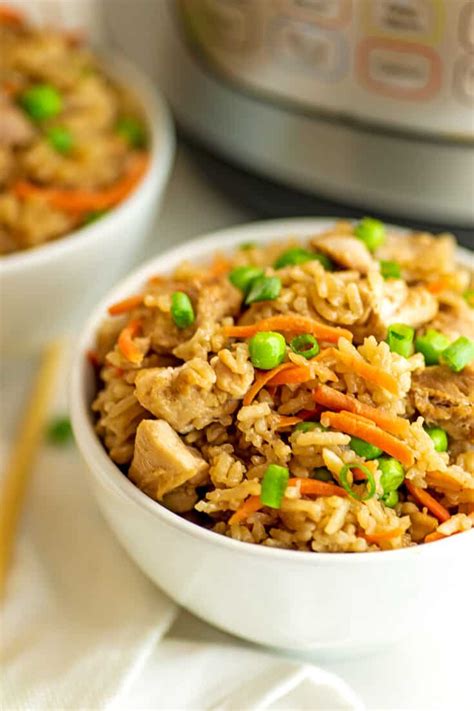 Instant Pot Chicken Fried Rice Easy To Make Bites Of Wellness