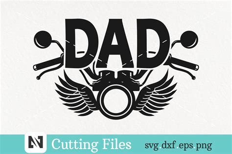 Dad Svg Daddy Svg Rider Svg Motorcycle Svg Fathers Etsy