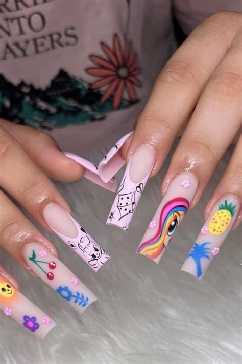 65 Eye Catching Long Nail Ideas For Your Next Manicure Scan To Talk