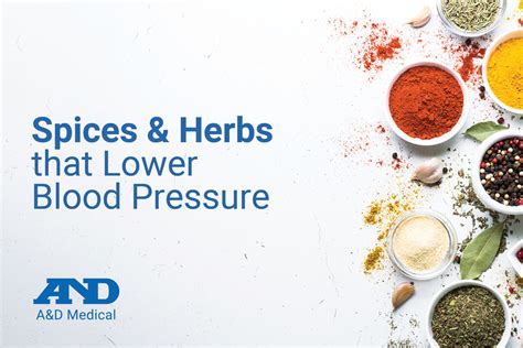 10 Spices And Herbs That Lower Blood Pressure A D Medical