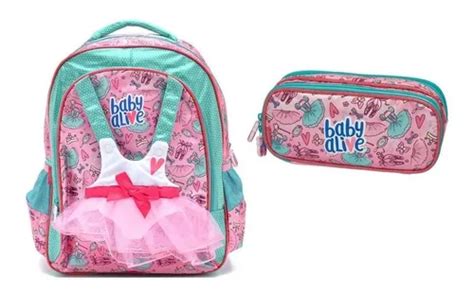 Mochila Escolar Baby Alive Estojo Duplo Baby Alive Ballet Mercadolivre