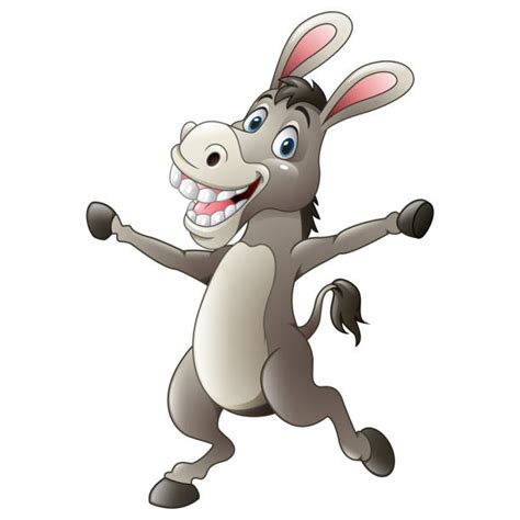 1,400+ Smiling Donkey Cartoons Stock Illustrations, Royalty-Free Vector ...