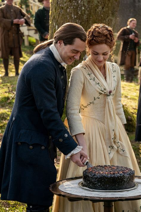 A First Look At Brianna And Rogers Wedding In Outlander Season Five