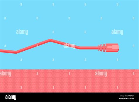modern design   network cable  copy space  bold colors stock