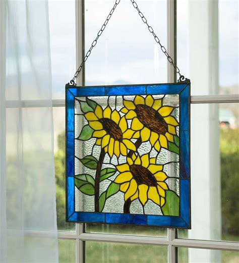 Let Sunflowers bring bright, blooming color to your home. Our Stained ...