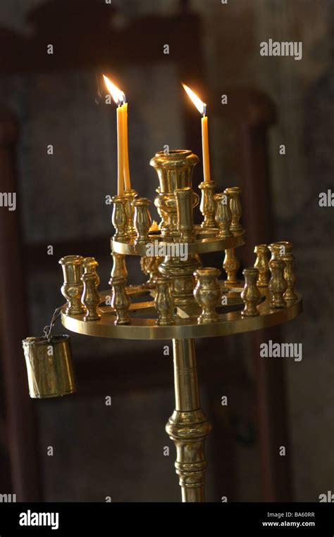 Prayer Candles Place Of Pilgrimage Pilgrim Place Candlesticks Candles