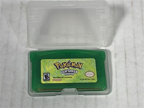 Pokemon Leaf Green Authentic Nintendo Gba Gameboy Advance Cartridge