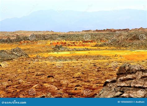 Dallol Crater, Ethiopia, East Africa Stock Image - Image of colour ...