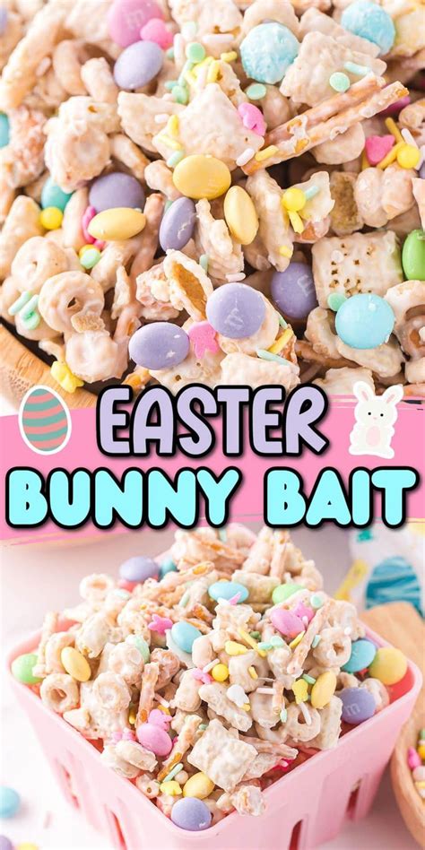 Bunny Bait Is A Spring Themed Sweet Chex Mix Of Pastel Colored Candy Sprinkles Cereal