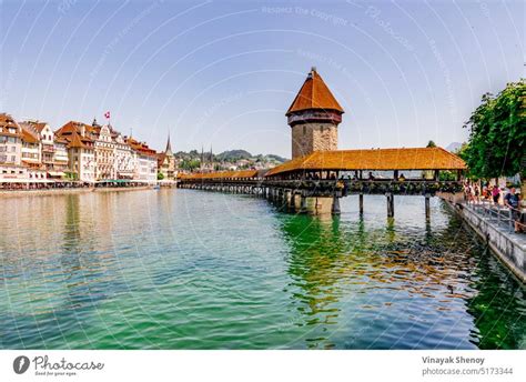 Kapellbr Cke Luzern Das Ensemble Aus Br Cke Und Altem Turm Ist Eines