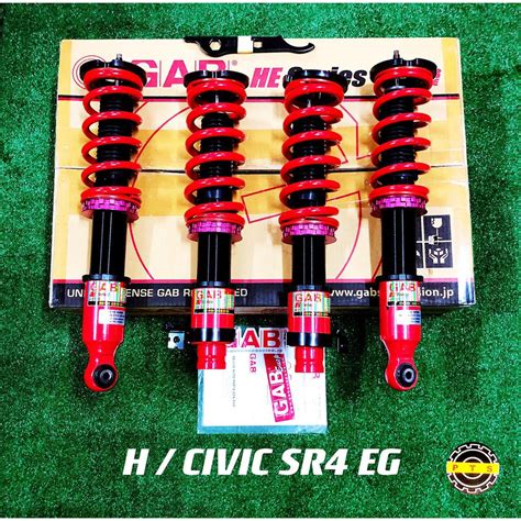 GAB Adjustable Absorber HONDA CIVIC SR4 EG GAB HE SERIES Hi Low