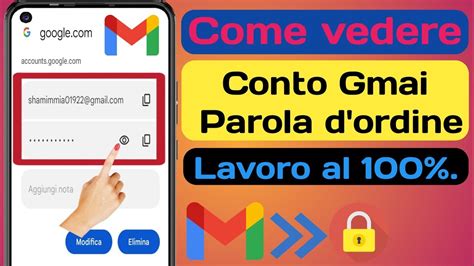 Come Visualizzare La Password Dell Id Gmail Dal Cellulare Nuovo