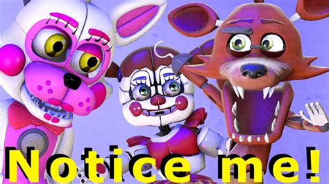 Baby Foxy Hero Love Fnaf Sfm Animation Five Nights At Freddys Youtube