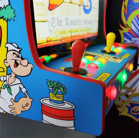 Popeye Themed Wall Mountable Arcade Machine – Quarterless