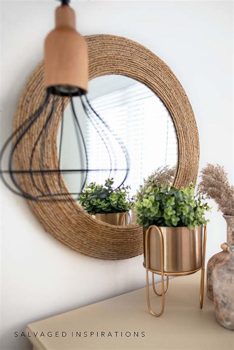 DIY Rope Mirror w Dresser | Salvaged Inspirations