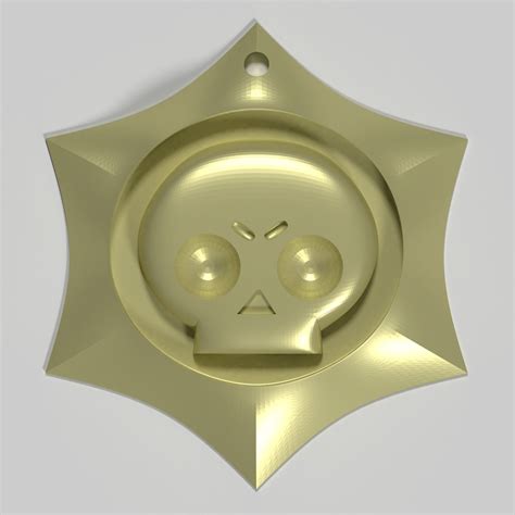 Emblem Brawl Stars Free 3d Model 3d Printable Cgtrader