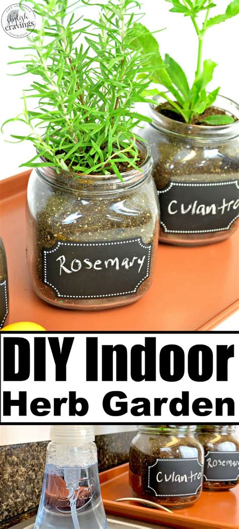 Diy Indoor Herb Garden Easy Fun Way To Grow Fresh Herbs Indoor