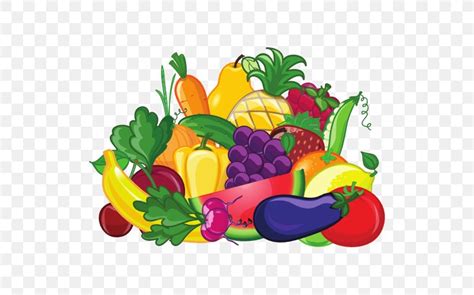 Animated Fruits And Vegetables Clipart