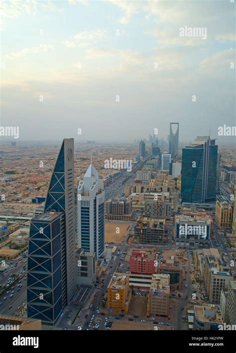 Aerial view riyadh downtown riyadh hi-res stock photography and images ...