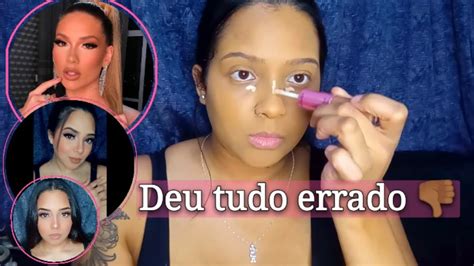 Tentei Fazer A Make Da Anitta Virginia Deu Tudo Errado YouTube