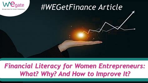 Financial Literacy For Women Entrepreneurs What Why And How To