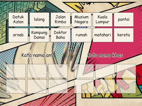 Kelaskan Kata Nama Am Dan Kata Nama Khas Group Sort