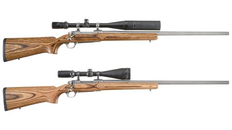 Two Ruger M77 Mark Ii Bolt Action Rifles With Scopes Rock Island Auction